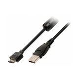 Cable de Datos Para Cámara USB 2.0 A Macho - Conector Canon 12p 2,00 m en Color Negro