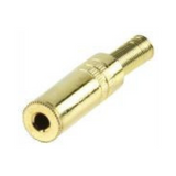 Conector Mini Jack 3.5mm Hembra Estéreo Para Soldar. Adaptadores Audio