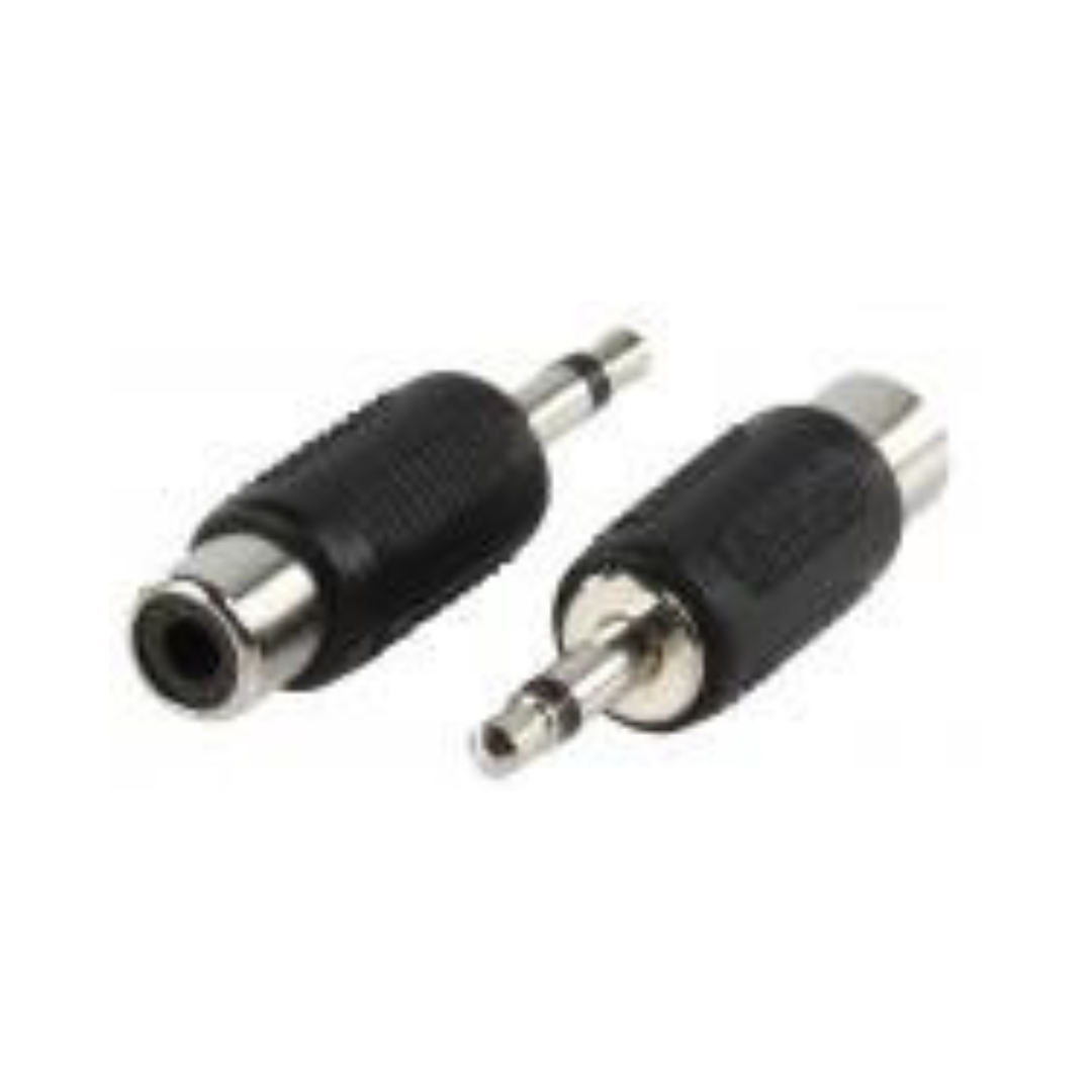 Adaptador Jack 3,5mm Mono Macho a RCA Hembra Adaptadores Audio