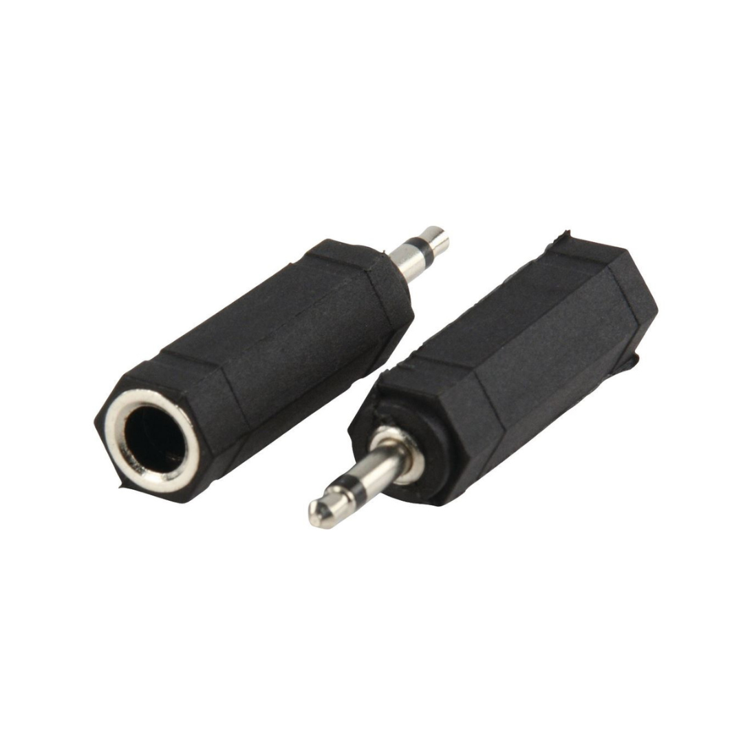 Conector Mini Jack Mono 3.5mm Macho a 6.35mm Hembra