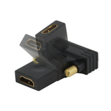 Adaptador Rotativo-giratorio Dvi-d M a Hdvi-h