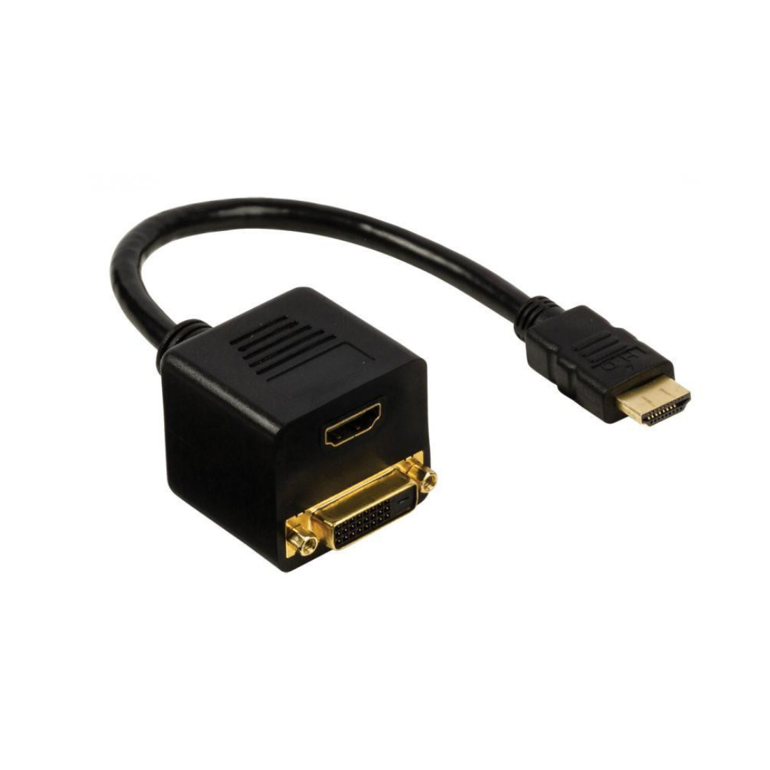 Cable Adaptador Hdmi, Conector Hdmi - Dvi-d 24+1-pines Hembra + Entrada