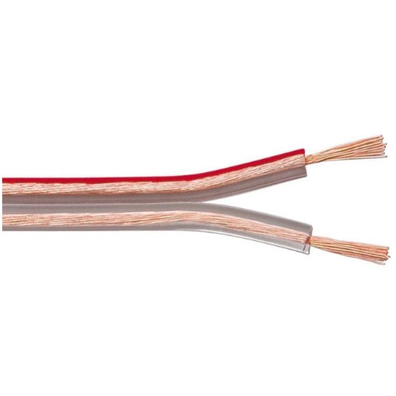 Cable de Altavoz Transparente cobre 100% y seccion 2 x 2,5 mm² - Varias longitudes