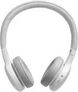 JBL Live 400BT Auriculares Bluetooth con Micrófono – Diadema Ajustable – Autonomía hasta 24h – Color Blanco