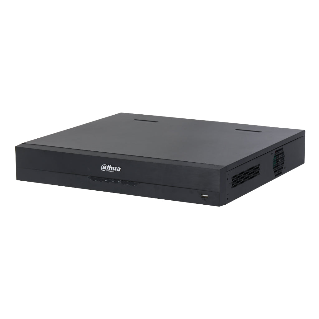 Grabador 64 Canales - NVR 64ch 384Mbps H265 2xHDMI 16PoE 4HDD E/S AI