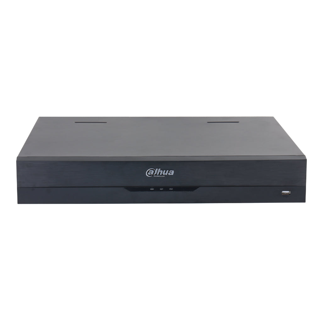 Grabador 64 Canales - NVR 64ch 384Mbps H265 2xHDMI 16PoE 4HDD E/S AI