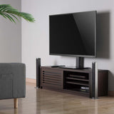 Base de TV fijo 37 - 70 " | Peso máximo de pantalla compatible: 40 kg | Alturas prefijadas ajustables | Acero / Cristal Templado | Negro