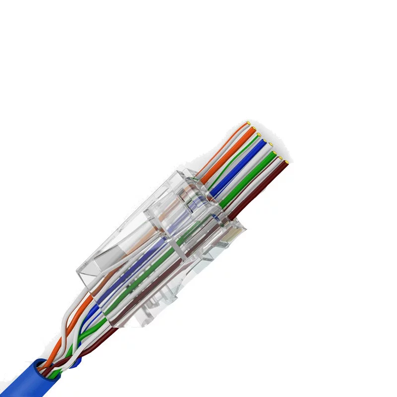 Crimpadora de enchufe RJ45 ligera y fácil  Infraestructura avanzada de  cableado de fibra y centro de datos de CRXCONEC