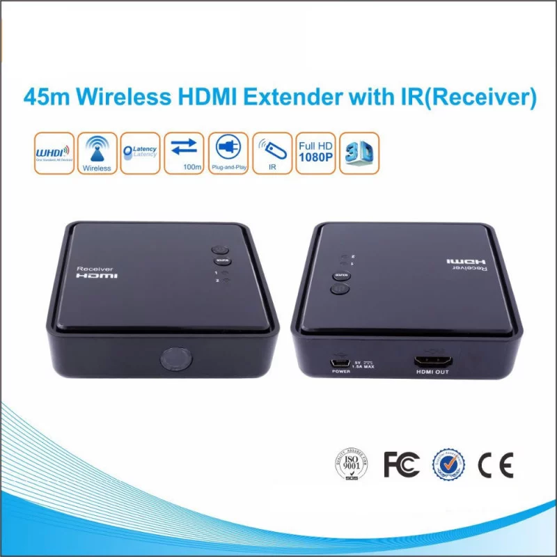 Receptor HDMI inalambrico hasta 100m full HD