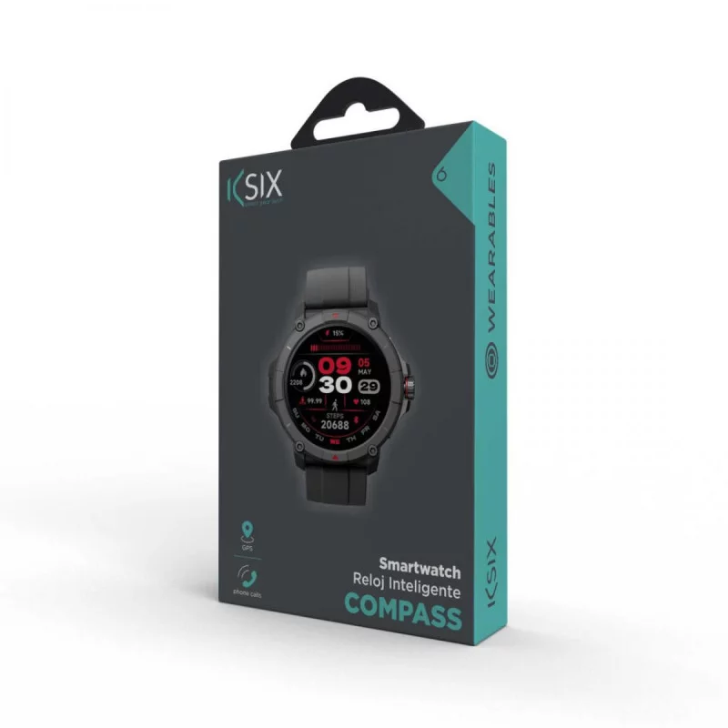 Ksix Smartwatch Urban Plus, Pantalla 2,05 Multitáctil, Aut. 5días