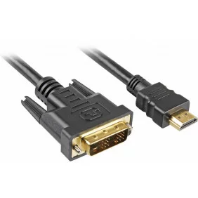 Cable Hdmi a DVI 18+1 Pins Conectores Dorados 30awg - Distintas medidas