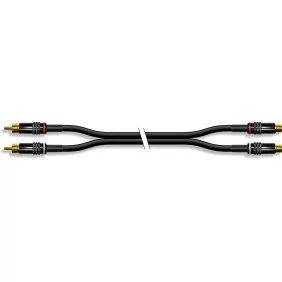 Cable de Audio Estereo con Conectores 2 x RCA Macho en un Extremo y Hembra Metalicos - De distintas medidas